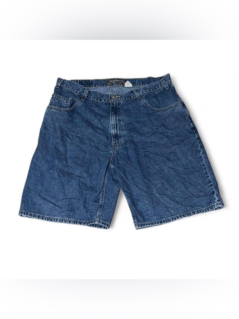 Vintage 90s Levis SilverTab Loose Fit Denim Shorts Wash Blue
